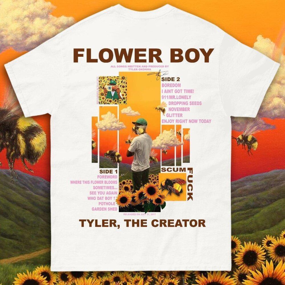 Tyler The Creator Flower Boy Album Cover T-Shirt 90